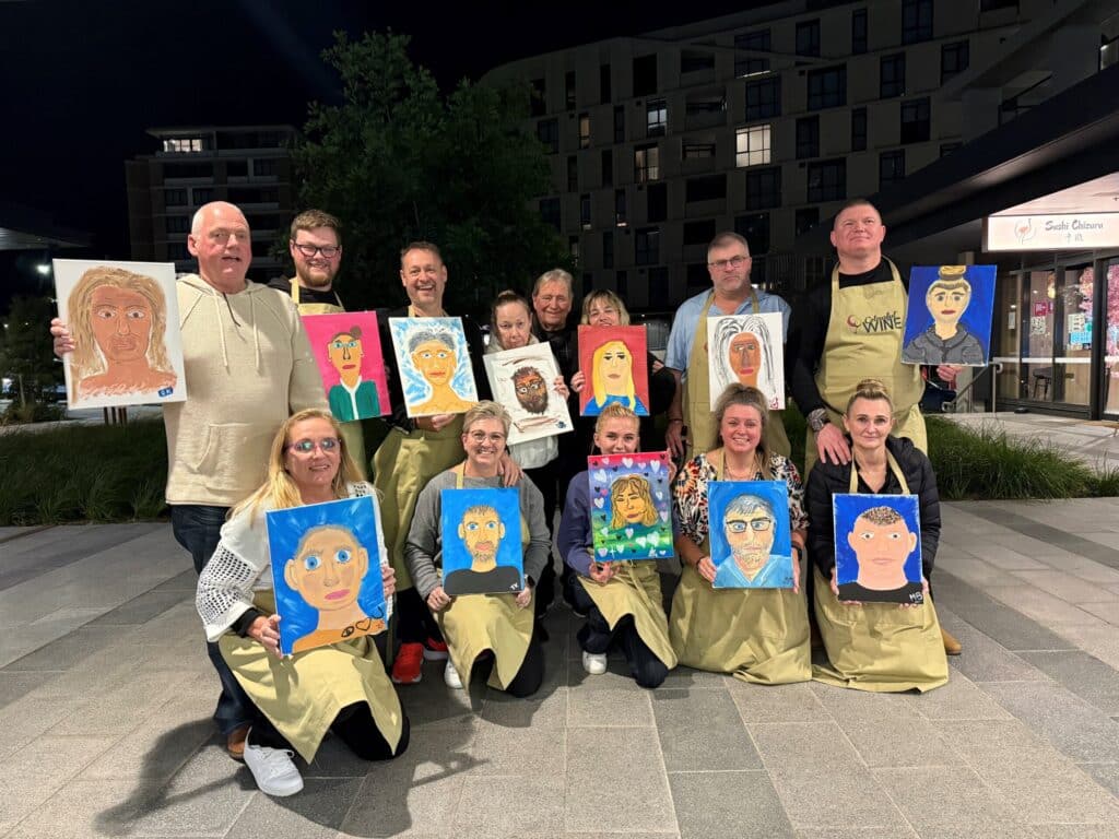 Paint and Sip – Paint Your Partner | Colourful Wine