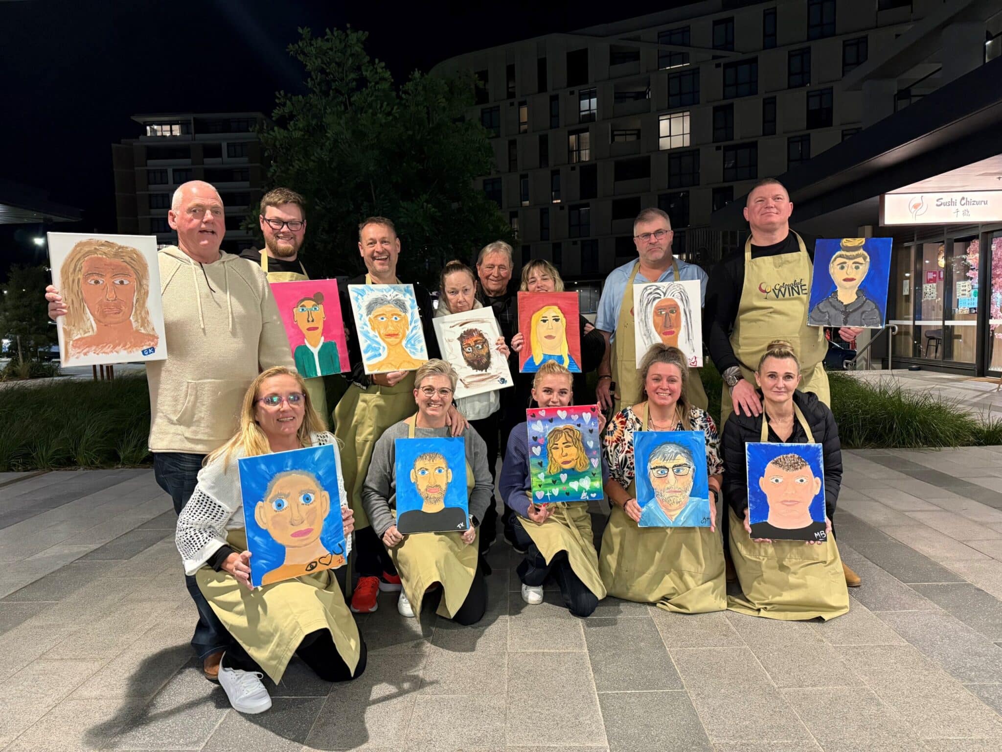 Paint and Sip – Paint Your Partner | Colourful Wine