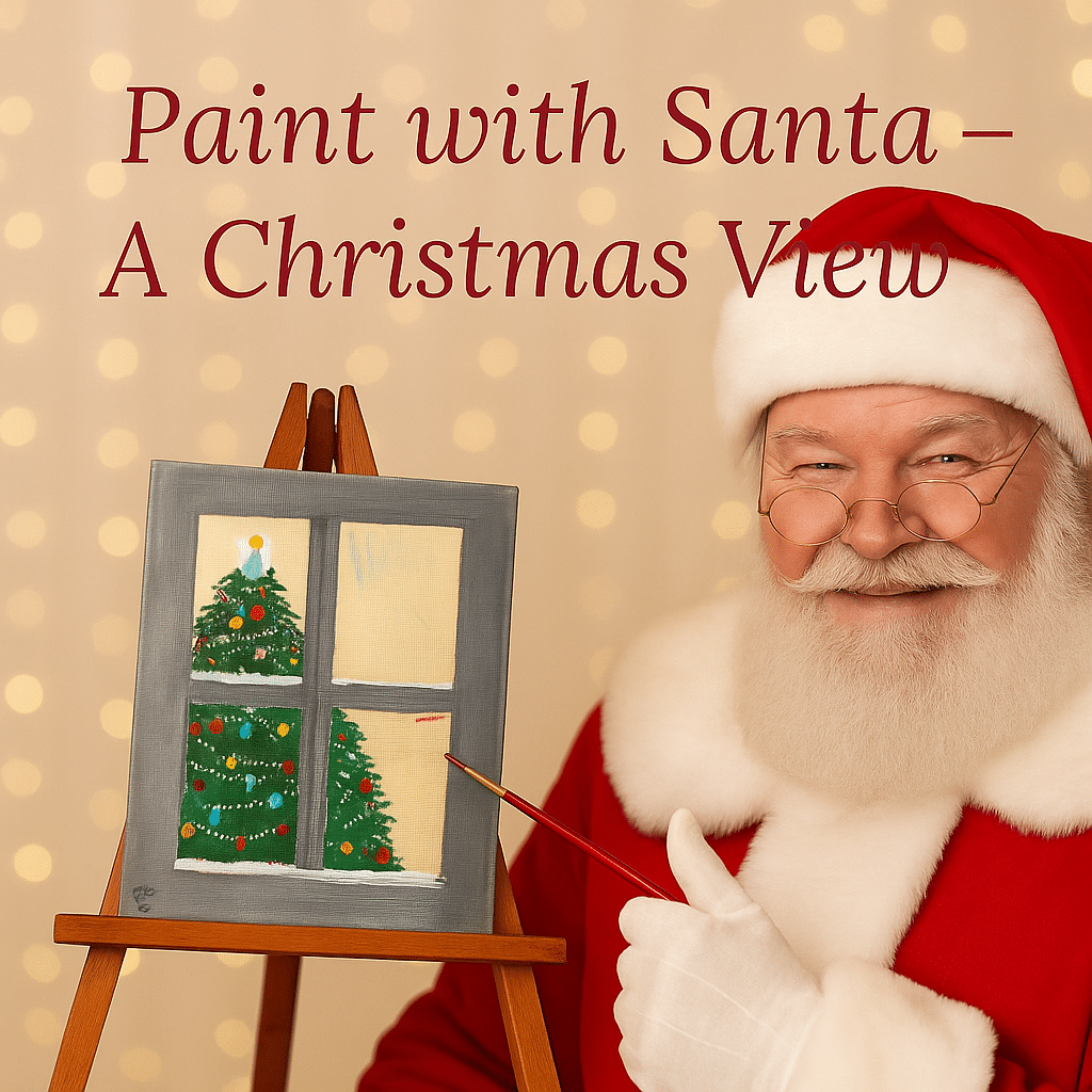 A Christmas View – Paint and Sip Near Rouse Hill | Colourful Wine, Tallawong