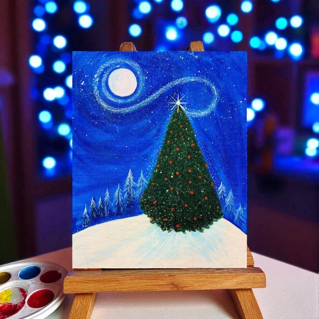 Star of Christmas – Neon Paint and Sip | Colourful Wine, Tallawong