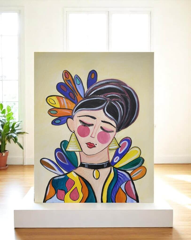 Tatiana - Paint and Sip Near Rouse Hill | Colourful Wine, Tallawong