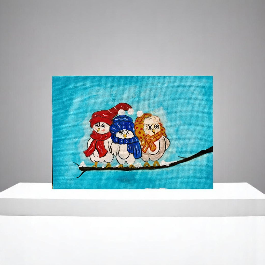 Three Chilly Owls - Paint and Sip Near Rouse Hill | Colourful Wine, Tallawong