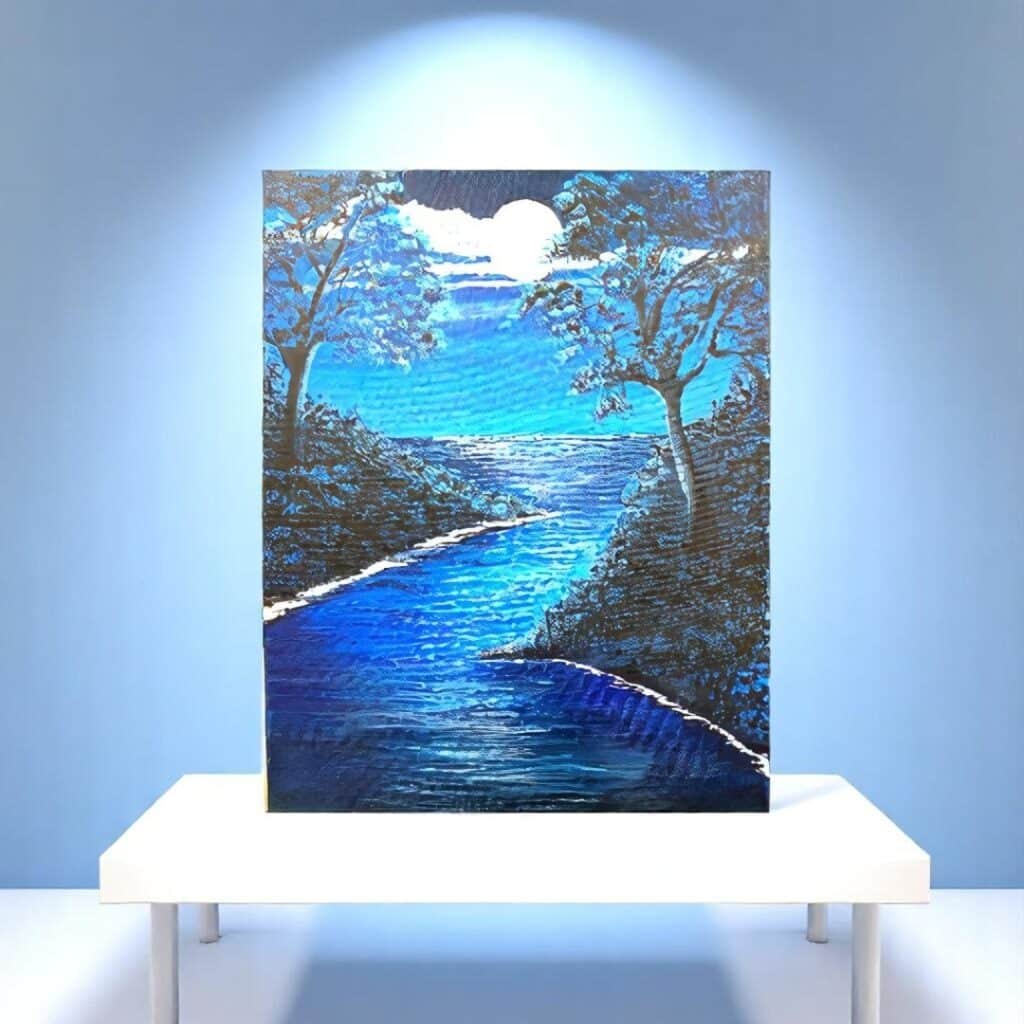 Tranquility - Paint and Sip Near Rouse Hill | Colourful Wine, Tallawong