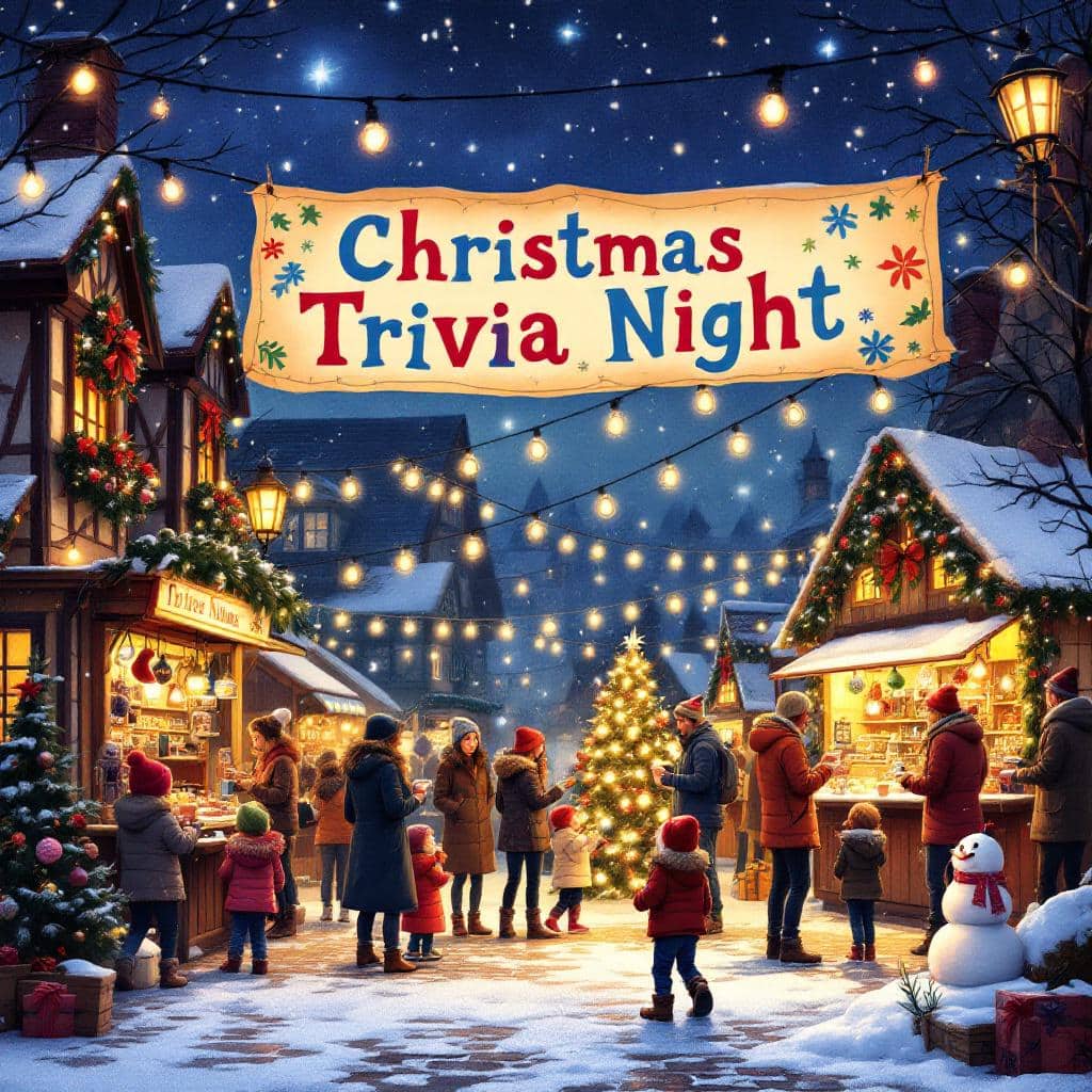 Christmas Trivia Night | Colourful Wine Art Café Tallawong