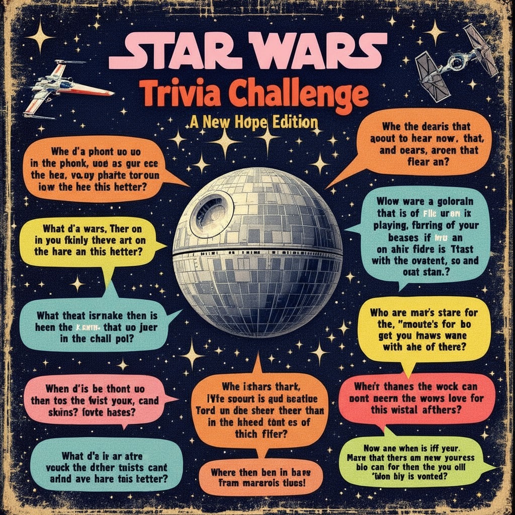 Star Wars Trivia: A New Hope Edition | Colourful Wine, Tallawong