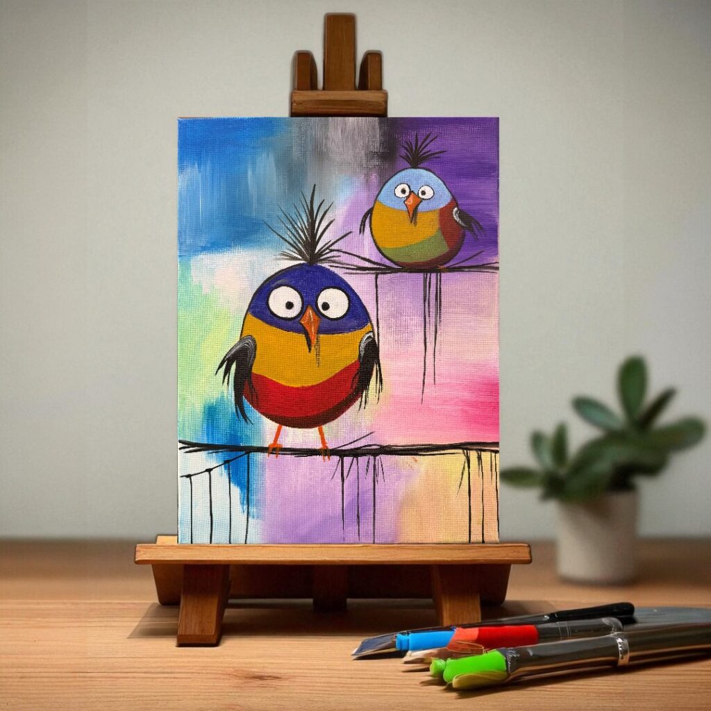 The Odd Couple – Paint and Sip Near Tallawong | Colourful Wine, Tallawong