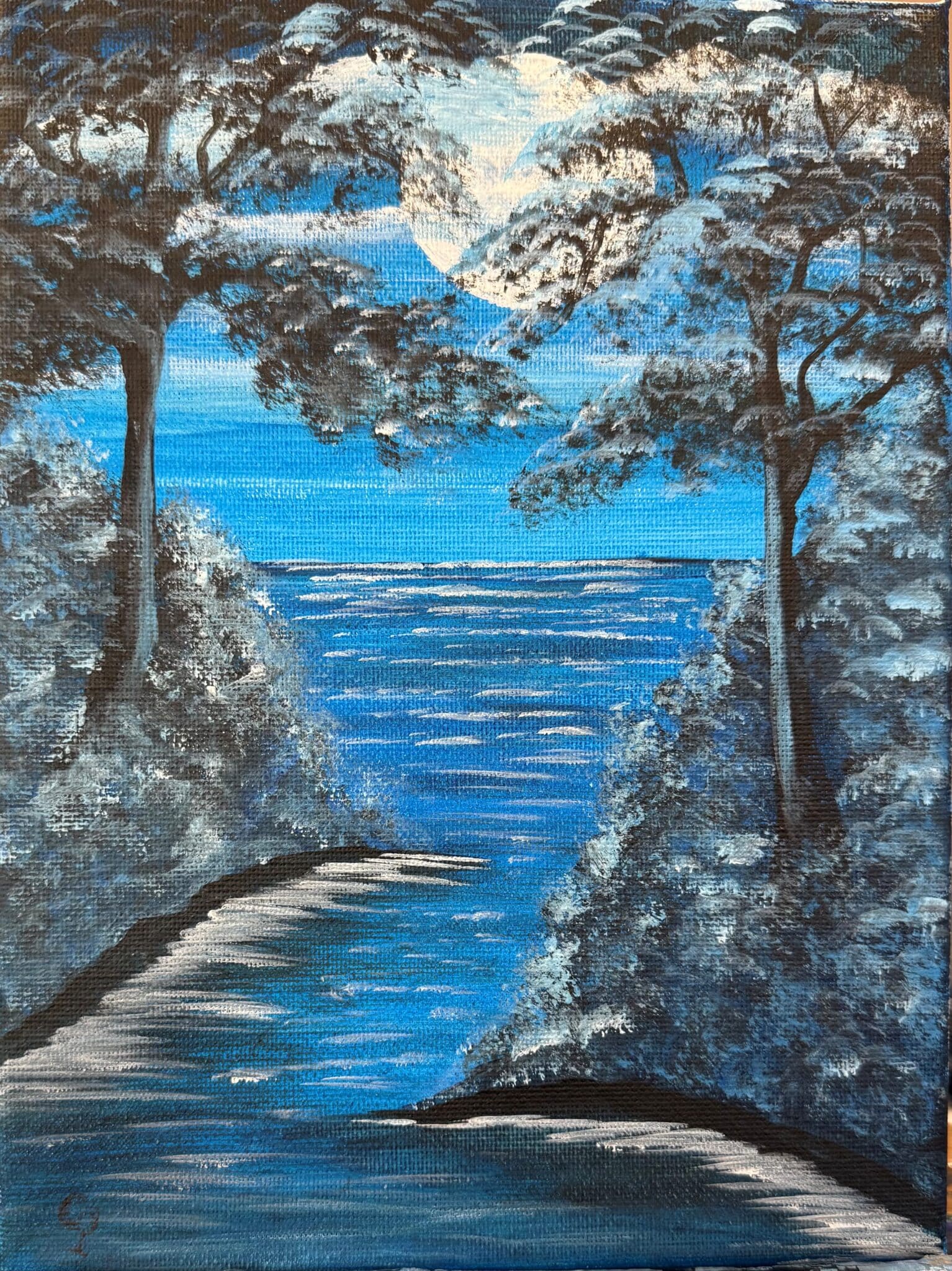 Tranquility - Paint and Sip Near Rouse Hill | Colourful Wine, Tallawong