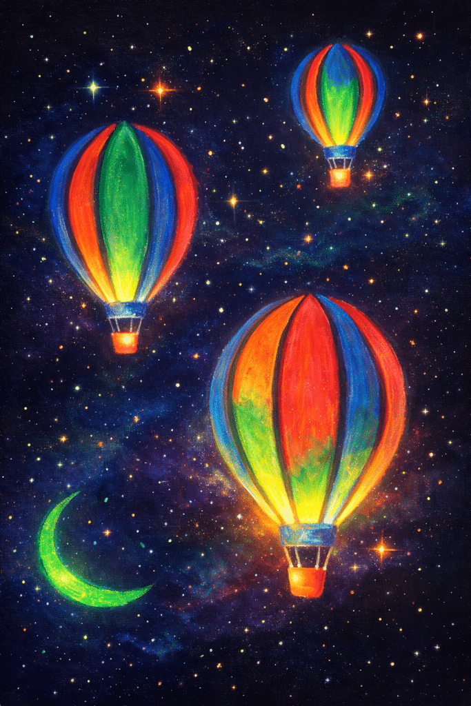 Paint and Sip: Above and Beyond (UV Painting)