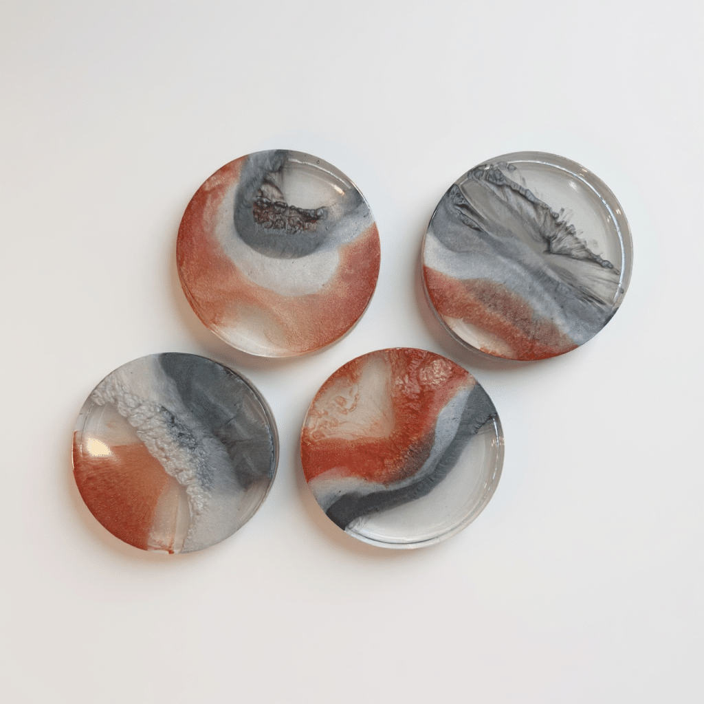 Resin Coaster Casting Workshop | Colourful Wine