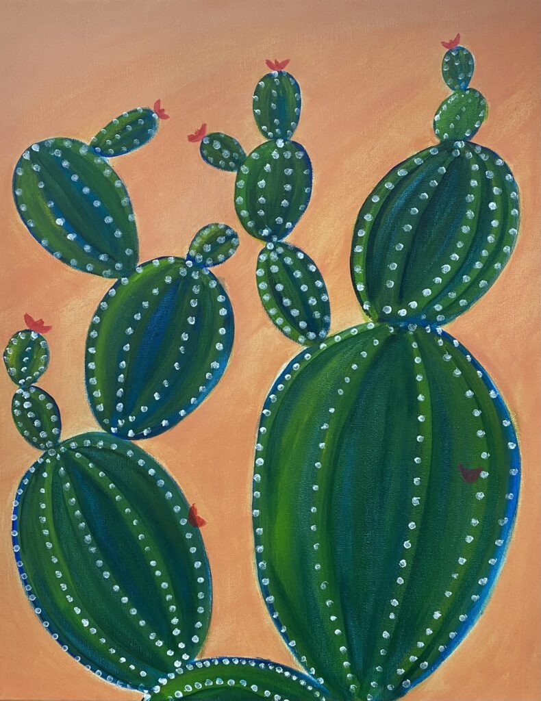 Paint and Sip – Prickly Pair | Colourful Wine