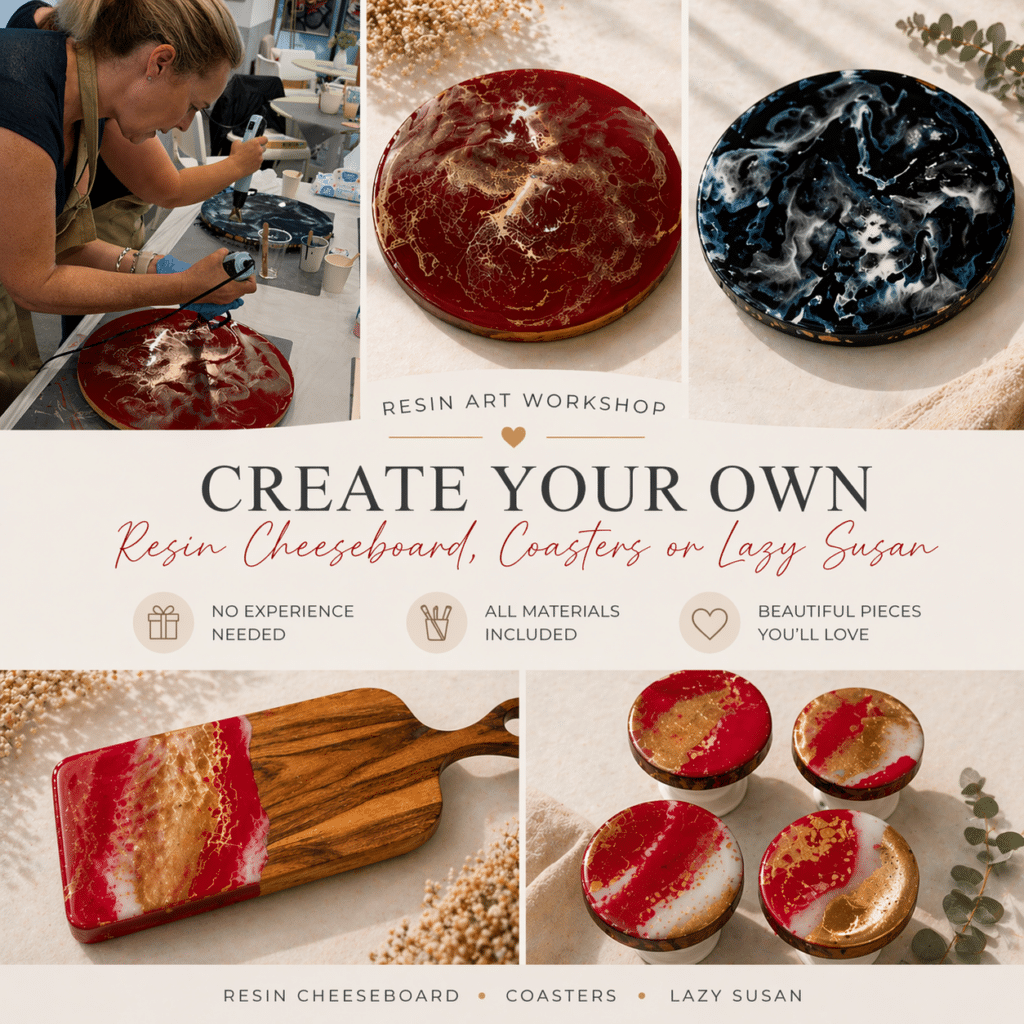 Resin Art Workshop | Colourful Wine, Tallawong