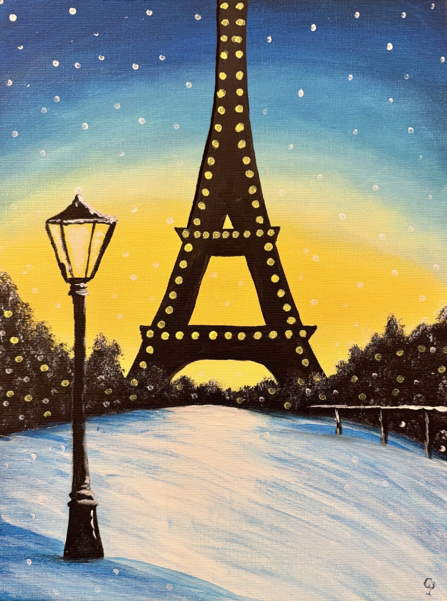 Paint and Sip – Midnight in Paris | Colourful Wine