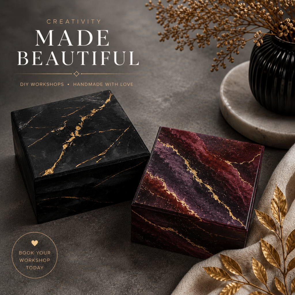 Luxe Marble Box Workshop | Colourful Wine Tallawong