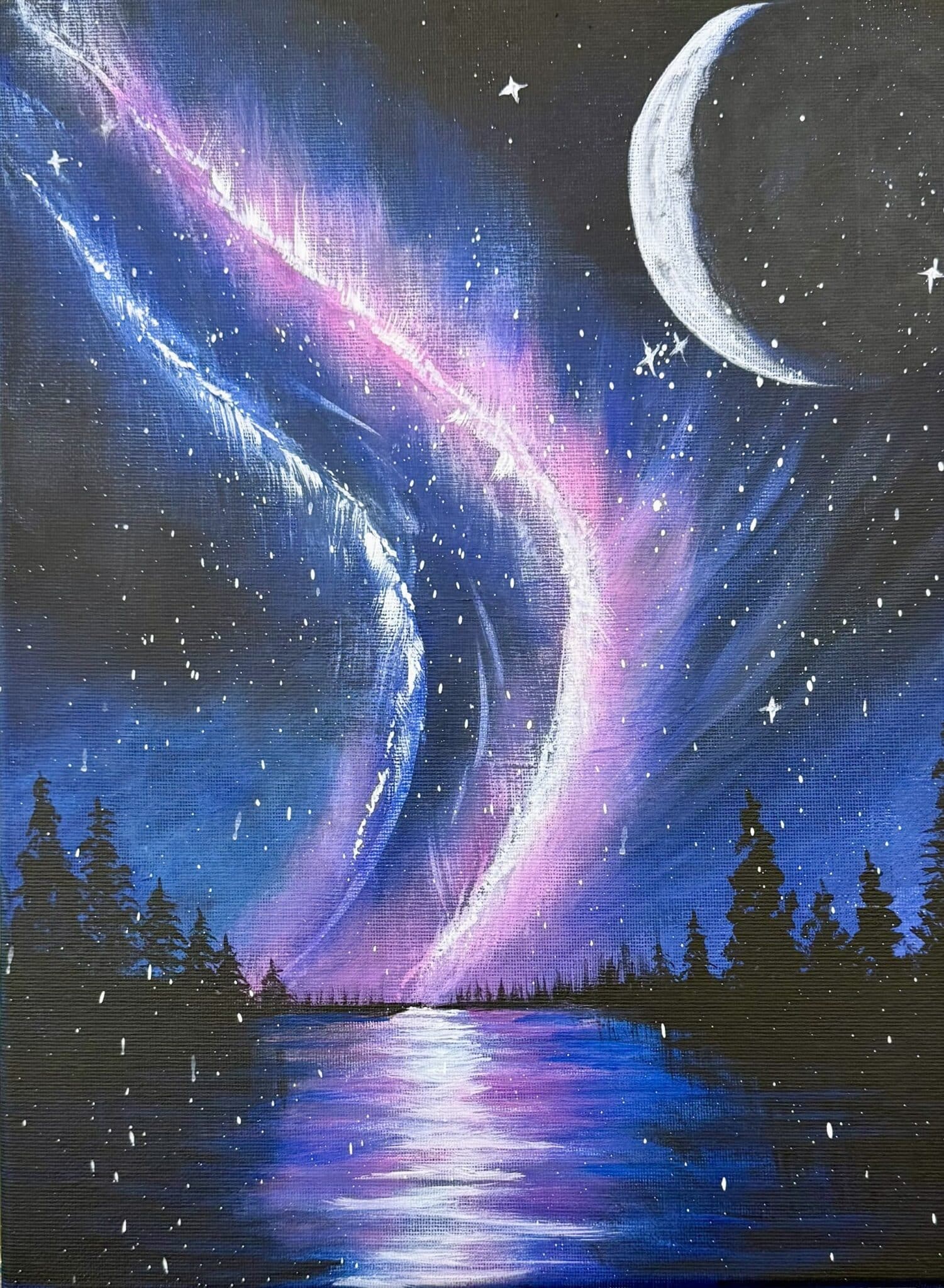 Paint and Sip – Cosmic Dreams | Colourful Wine Tallawong