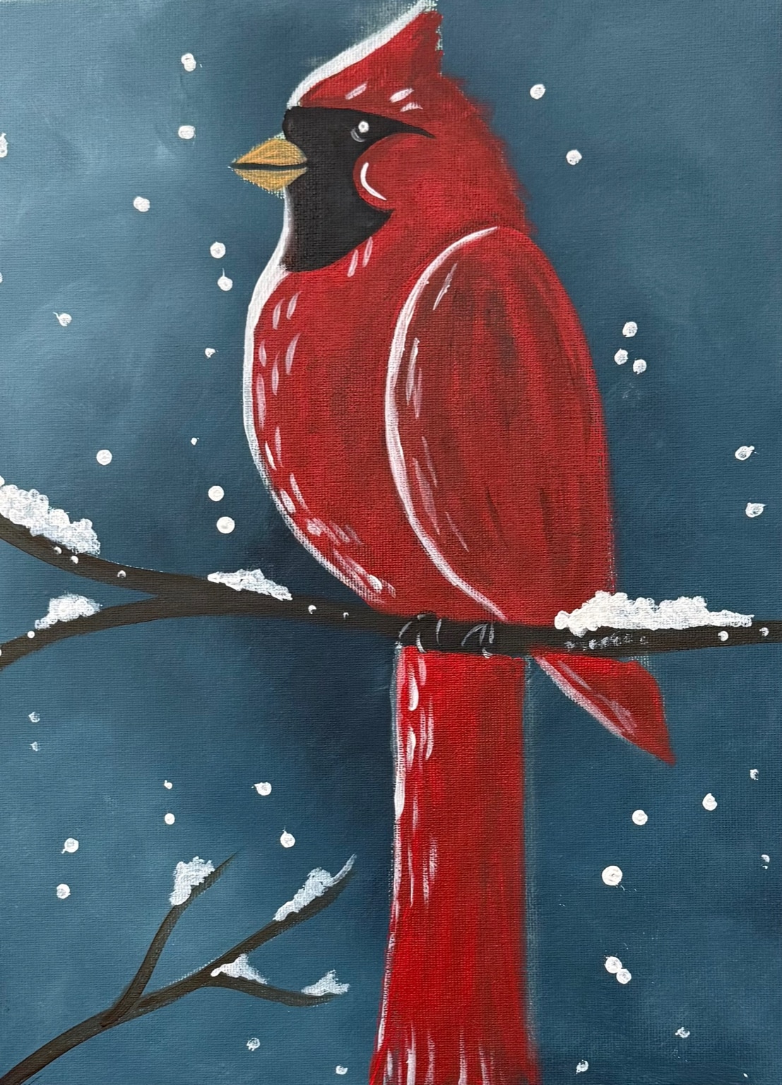 Paint and Sip – Silent Watcher | Colourful Wine Tallawong