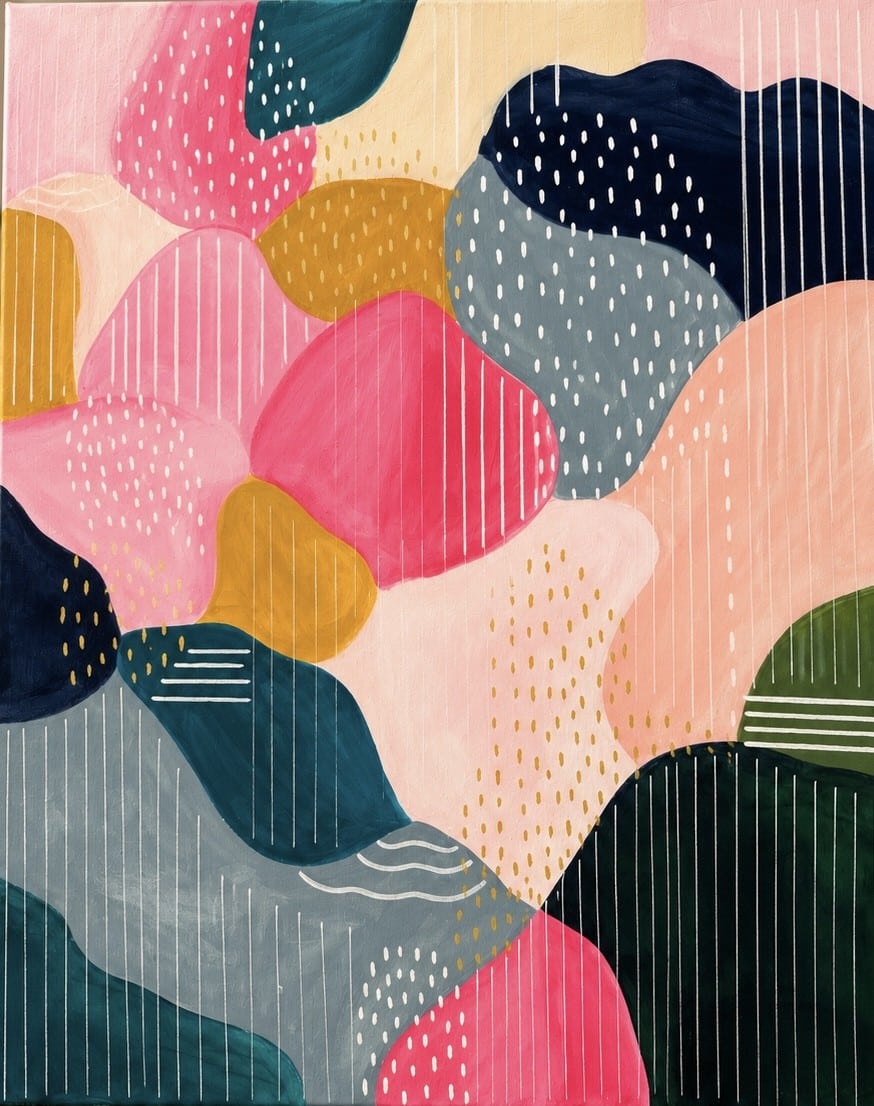 Paint and Sip - Colour Cascade | Colourful Wine