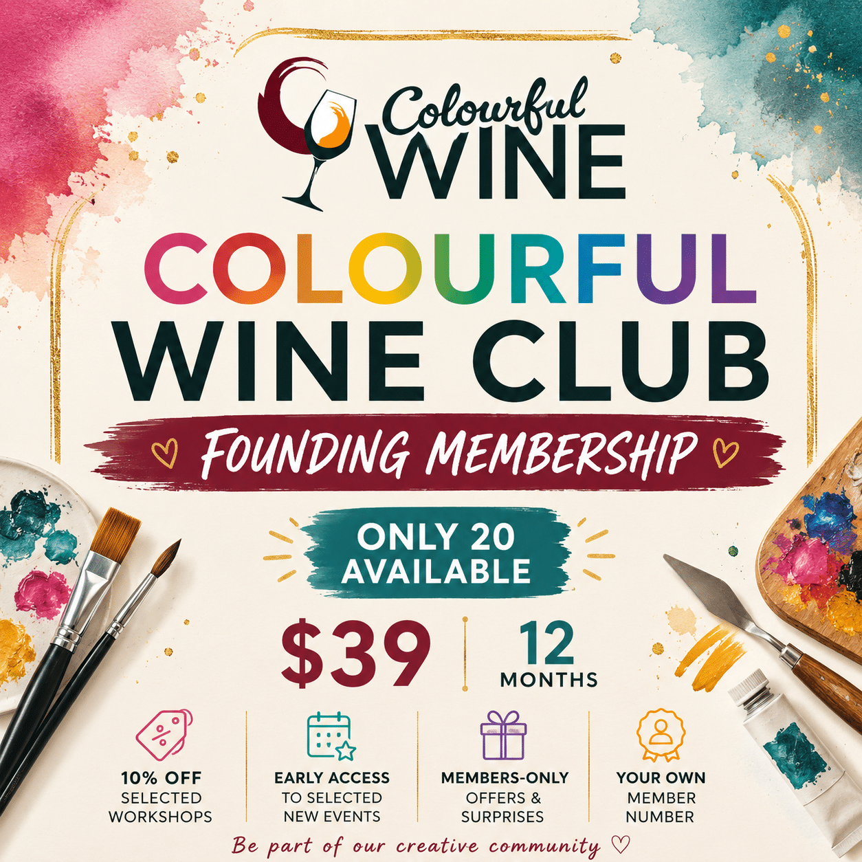 Colourful Wine Club membership