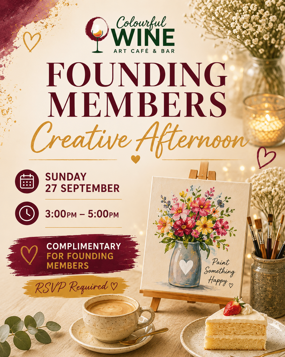 Founding Members Creative Afternoon | Colourful Wine