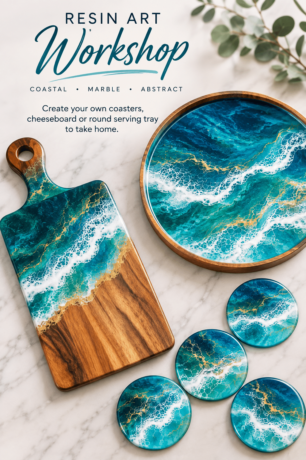 Resin Art Workshop | Colourful Wine