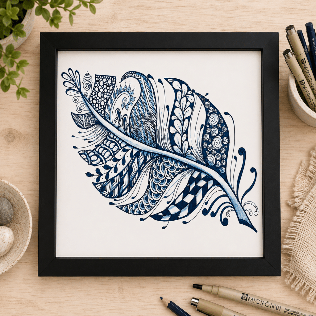 Zentangle Art Workshop for kids 9-14 | Colourful Wine