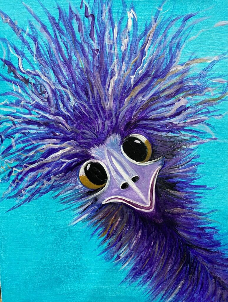 Paint and Sip – Crazy Emu | Colourful Wine |11 September