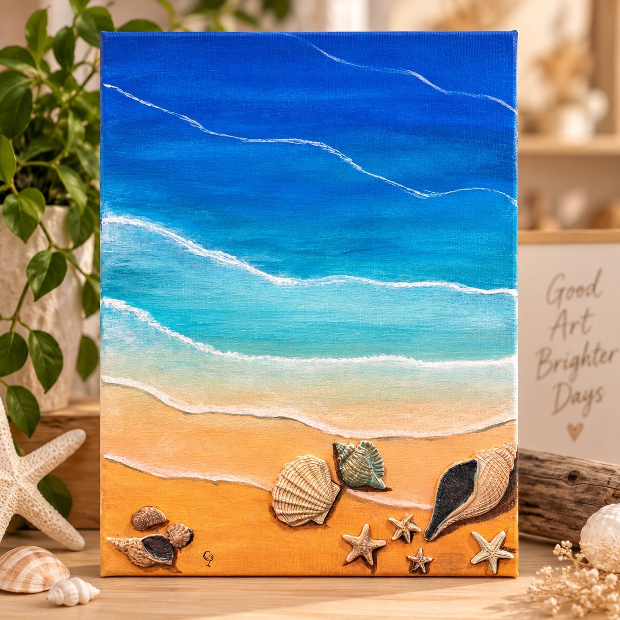 3D Mixed Media Art Workshop Sydney | Coastal Whimsy